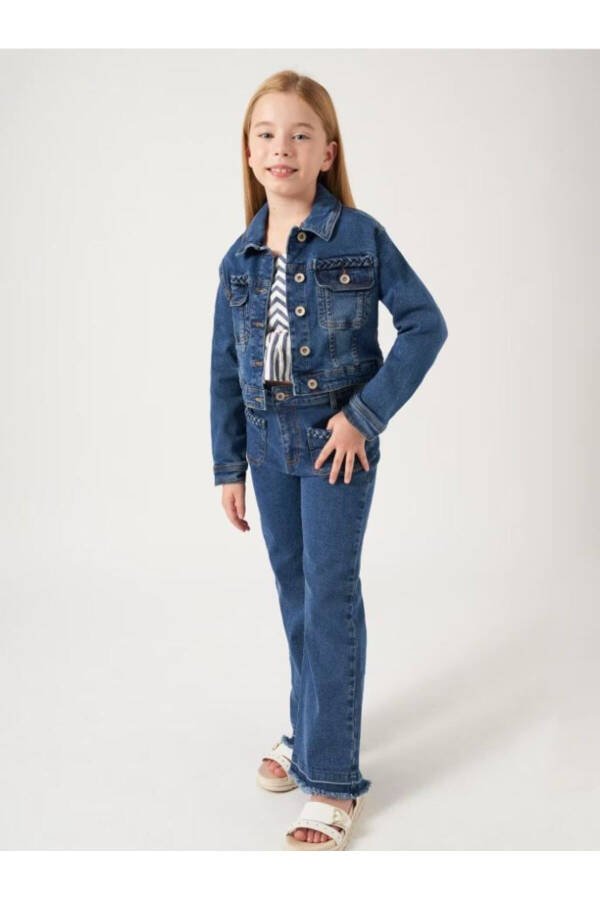 Kız Çocuk Denim Ceket 6460 - 9