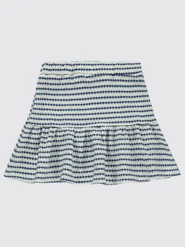 Girls Kız Çocuk Etek 6-9 Yaş Element Mavisi-Mavi - LC WAIKIKI (1)