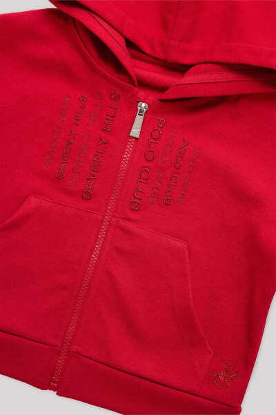 Bg Store Kız Çocuk Kırmızı Eşofman Üstü - 14