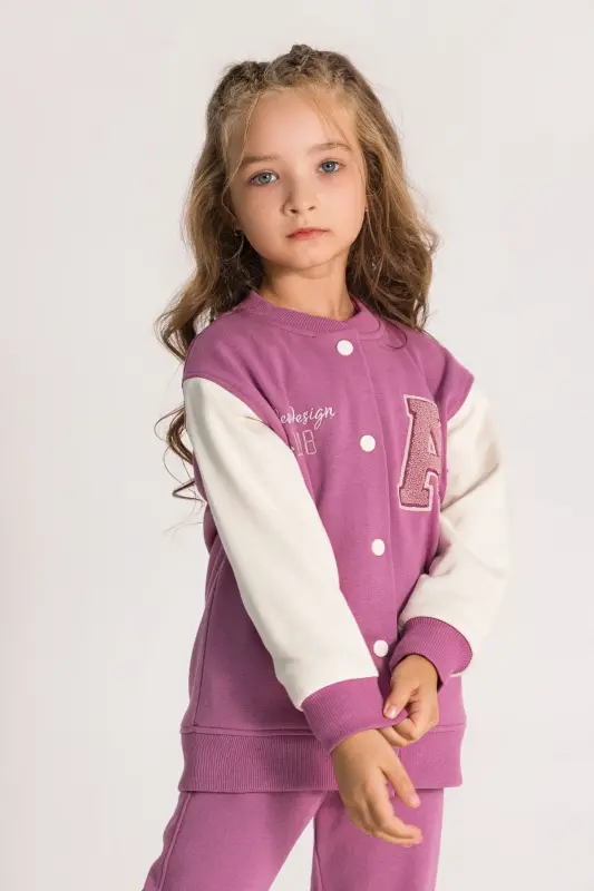 kız çocuk kolej hırka-vişne - 1