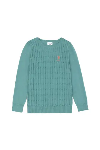 Kız Çocuk Mint Basic Kazak 50269034-VR090 - 992419 