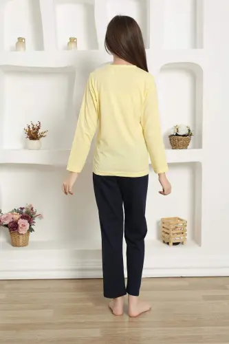 Kız Çocuk Penye Pijama Takım 20422 - 14