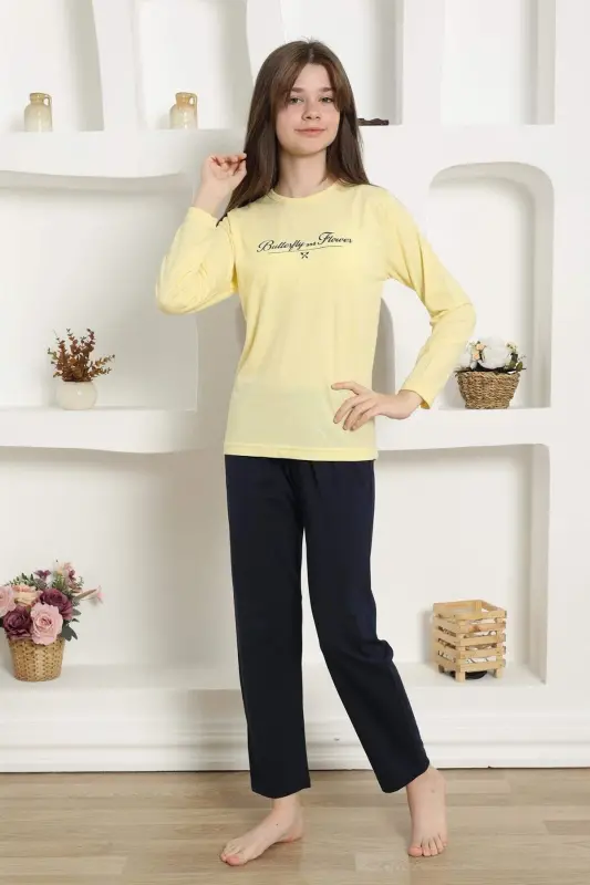 Kız Çocuk Penye Pijama Takım 20422 - 5