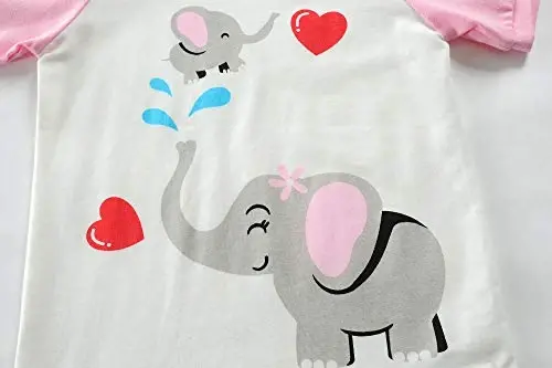 Little Girls Pajamas Short Sleeve 100% Cotton Toddler Pjs Mermaid Sleepwear Unicorn Pajama Summer Clothes Sets 1-7T - 3