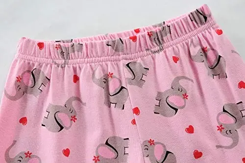 Little Girls Pajamas Short Sleeve 100% Cotton Toddler Pjs Mermaid Sleepwear Unicorn Pajama Summer Clothes Sets 1-7T - 5
