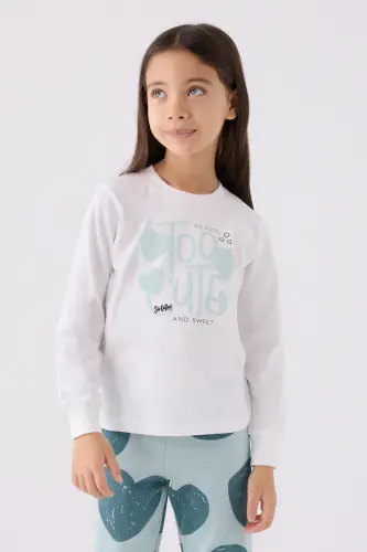 Kız Çocuk Mavi Pijama Takımı - ROLYPOLY (1)