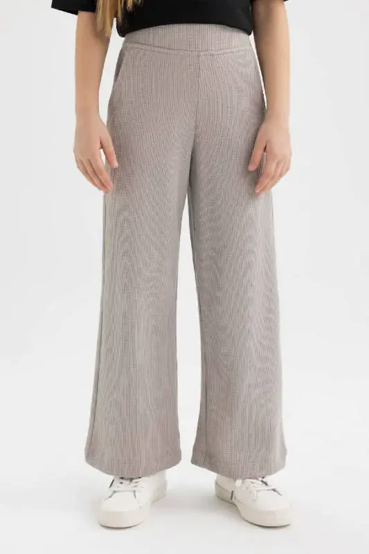 Kız Çocuk Straight Fit Waffle Pantolon C4596A824SM - 4