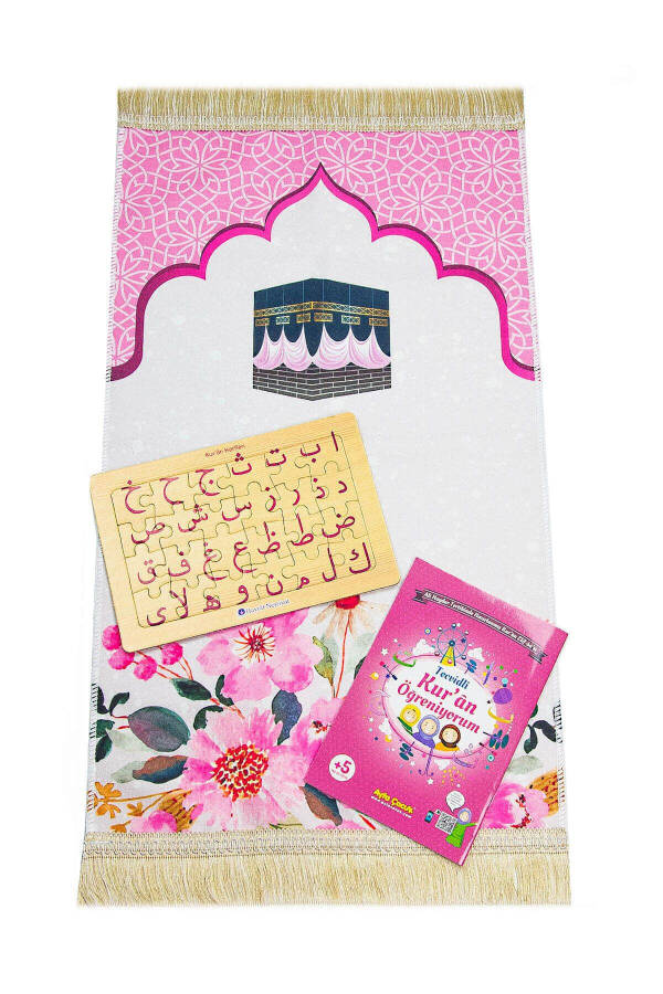 Kız Çocuklar Için Elifba Öğreniyorum Seti-Pembe - 1