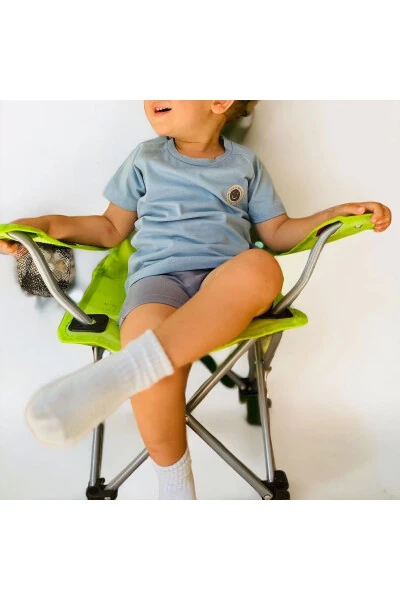 Kız & Erkek Basic Bebek Çocuk Tişört (1 YAŞ -2 YAŞ- 3 YAŞ) Kuki04-mavi - Modazone