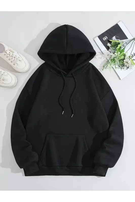Kız-Erkek Çocuk BASKILI Kapşonlu Sweatshirt ( YENİ SEZON ) - 1 - 8