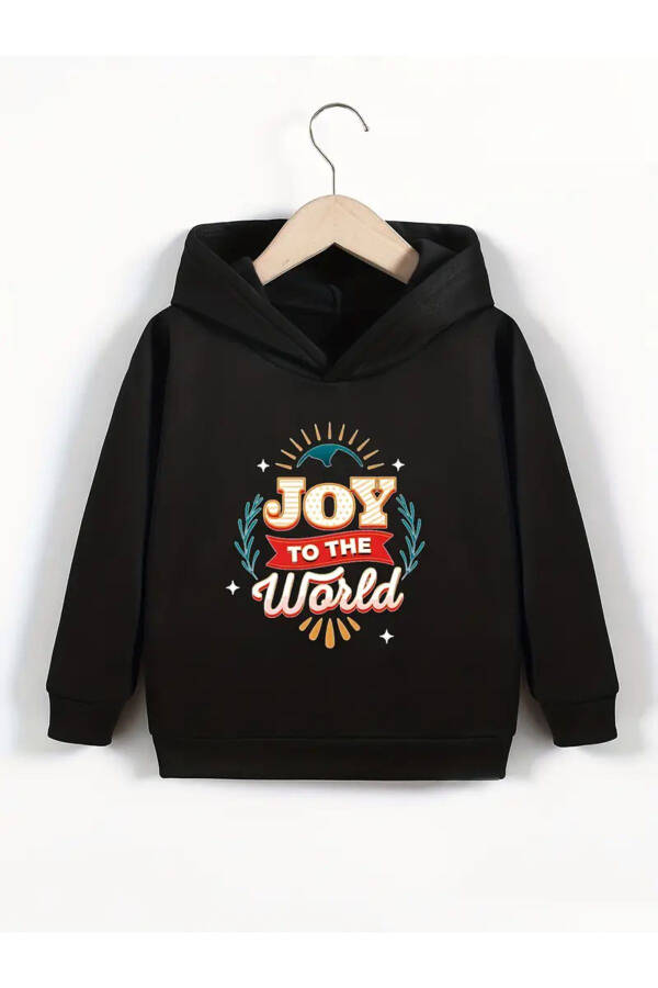 Kız-Erkek Çocuk BASKILI Kapşonlu Sweatshirt ( YENİ SEZON ) - 1 - 1