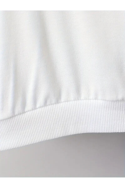 Kız-Erkek Çocuk BASKILI Kapşonlu Sweatshirt (YENİ SEZON) - 6