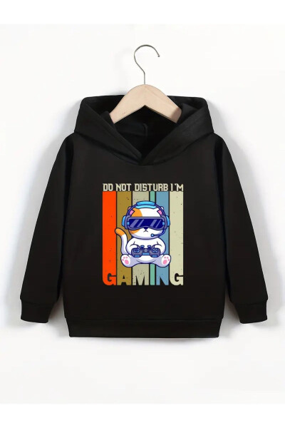 Kız-Erkek Çocuk BASKILI Kapşonlu Sweatshirt ( YENİ SEZON )-2 