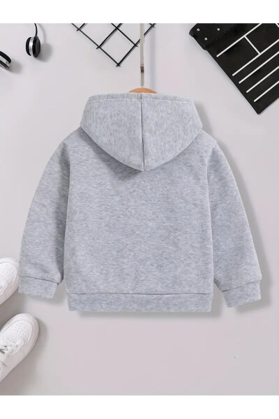 Kız-Erkek Çocuk BASKILI Kapşonlu Sweatshirt ( YENİ SEZON ) - 2