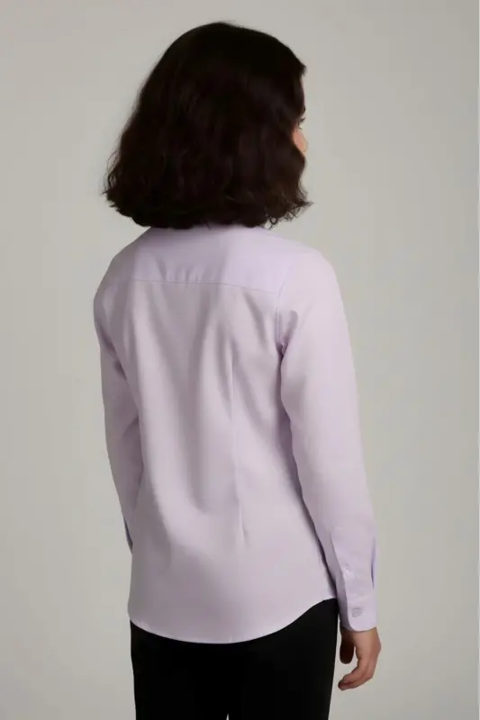Kız Lila Okul Gömlek-Lila - 3