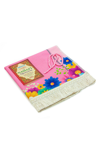 Kızımın İbadet Seti - Namaza İlk Adım Set - Pembe-Pembe - 4