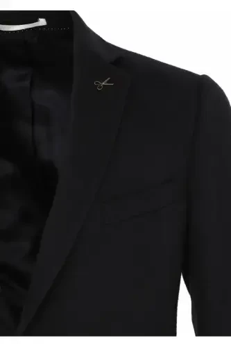 Кўк рангли, оддий, Regular Fit, 100% кашмирдан тикилган куртка - 2