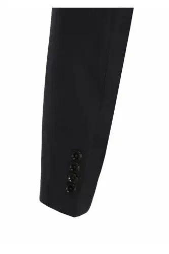 Кўк рангли, оддий, Regular Fit, 100% кашмирдан тикилган куртка - 5