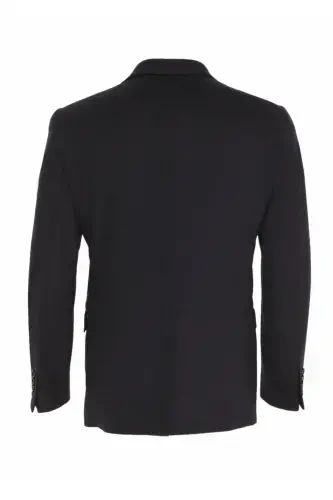 Кўк рангли, оддий, Regular Fit, 100% кашмирдан тикилган куртка - 6