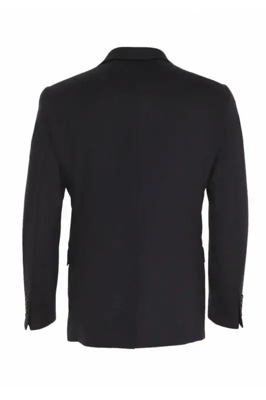 Кўк рангли, оддий, Regular Fit, 100% кашмирдан тикилган куртка - 6