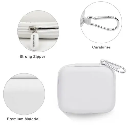 Klaч bilan mos keladigan quti - iPhone uchun ko'chma zaryadlovchi qurilma, Power Bank, batareya to'plami, USB zaryadlovchi kabel va boshqa aksessuarlar uchun sayohat sumkasi (faqat quti) - 2