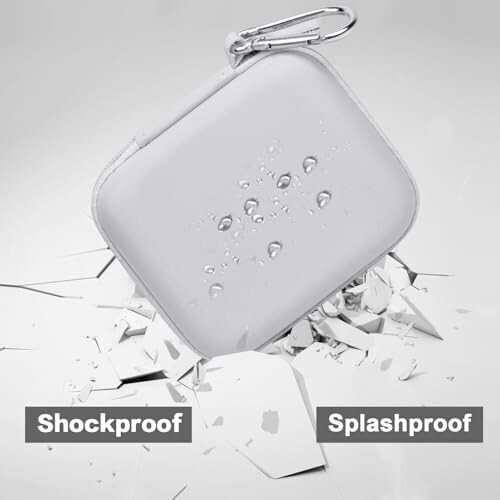 Klaч bilan mos keladigan quti - iPhone uchun ko'chma zaryadlovchi qurilma, Power Bank, batareya to'plami, USB zaryadlovchi kabel va boshqa aksessuarlar uchun sayohat sumkasi (faqat quti) - 4