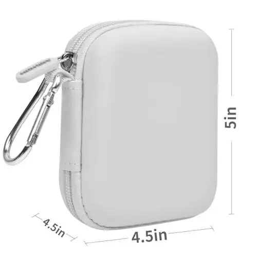 Klaч bilan mos keladigan quti - iPhone uchun ko'chma zaryadlovchi qurilma, Power Bank, batareya to'plami, USB zaryadlovchi kabel va boshqa aksessuarlar uchun sayohat sumkasi (faqat quti) - 5