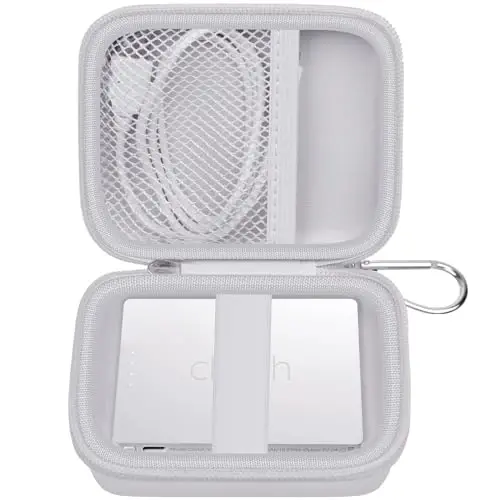 Klaч bilan mos keladigan quti - iPhone uchun ko'chma zaryadlovchi qurilma, Power Bank, batareya to'plami, USB zaryadlovchi kabel va boshqa aksessuarlar uchun sayohat sumkasi (faqat quti) 