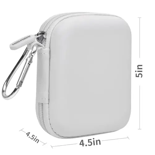 Klaч bilan mos keladigan quti - iPhone uchun ko'chma zaryadlovchi qurilma, Power Bank, batareya to'plami, USB zaryadlovchi kabel va boshqa aksessuarlar uchun sayohat sumkasi (faqat quti) - 5