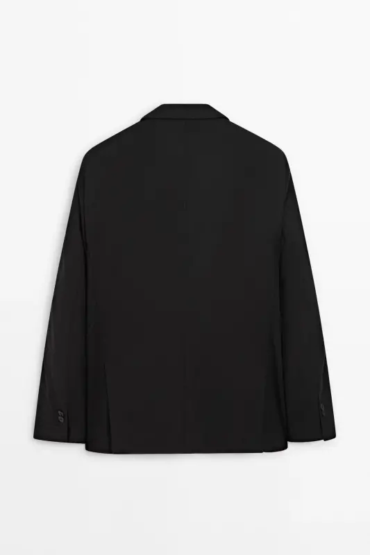 %100 yün klasik blazer - 8