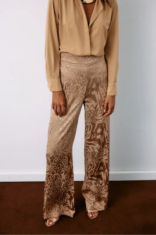 Klasik Düz Gömlek - CAMEL-CAMEL - 5