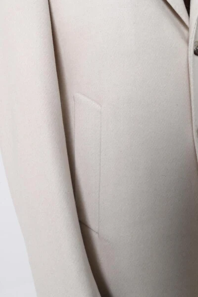 Geniş Yaka Klasik Erkek Kaban - Konforlu Ve Şık-kaw7010w - 6