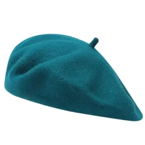 Классические шерстяные береты для женщин, стильные французские береты для женщин, девушек, шляпа художницы - 6
