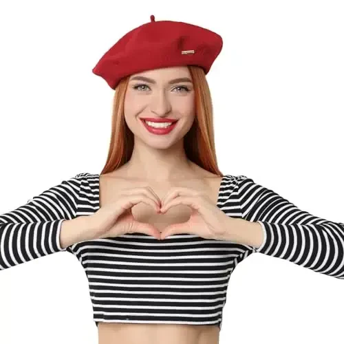 Klassik jun beretlari ayollar uchun, ayollar qizlar xonim rassomlari uchun zamonaviy fransuz beret shlyapalari - 2