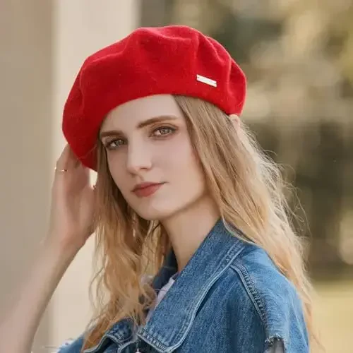 Klassik jun beretlari ayollar uchun, ayollar qizlar xonim rassomlari uchun zamonaviy fransuz beret shlyapalari - 6