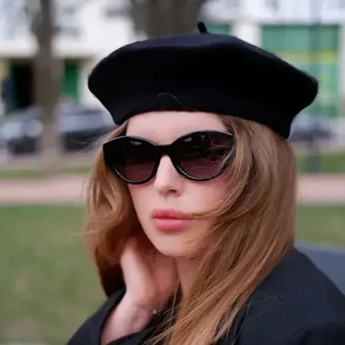 Klassik jun beretlari ayollar uchun, ayollar qizlar xonim rassomlari uchun zamonaviy frantsuz beret shlyapalari - 4