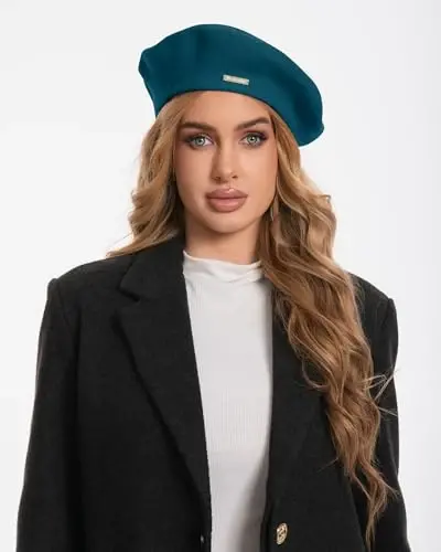 Klassik jun beretlari ayollar uchun, ayollar qizlar xonim rassomlari uchun zamonaviy frantsuz beret shlyapalari - 2