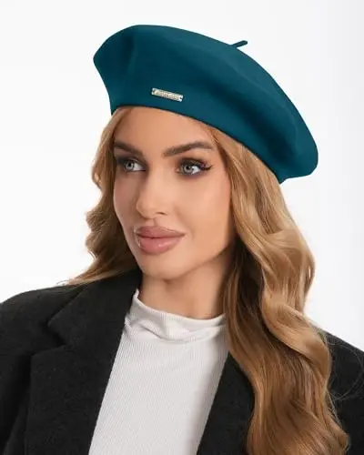 Klassik jun beretlari ayollar uchun, ayollar qizlar xonim rassomlari uchun zamonaviy frantsuz beret shlyapalari - 3