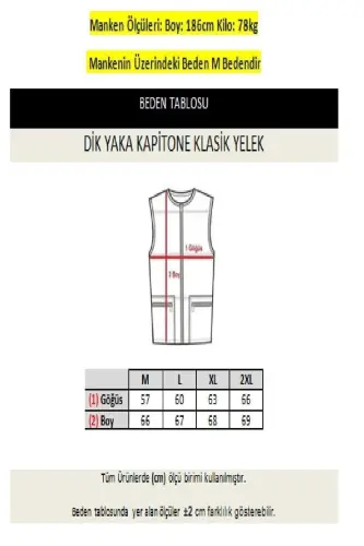 Klassik Kesim Kapitone Shishma Yelek Ichi Polarlı Yelek-qora - 7