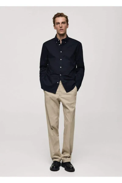 Klassik kesim paxta koʻylak - 2