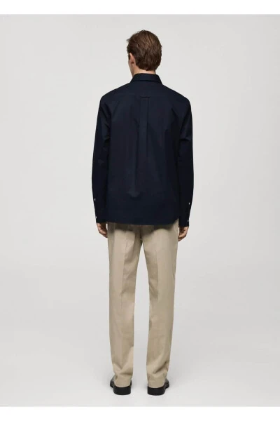 Klassik kesim paxta koʻylak - 4