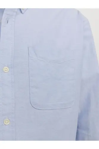 Klassik Oxford ko'ylagi - CasModazoneere Blue - 4