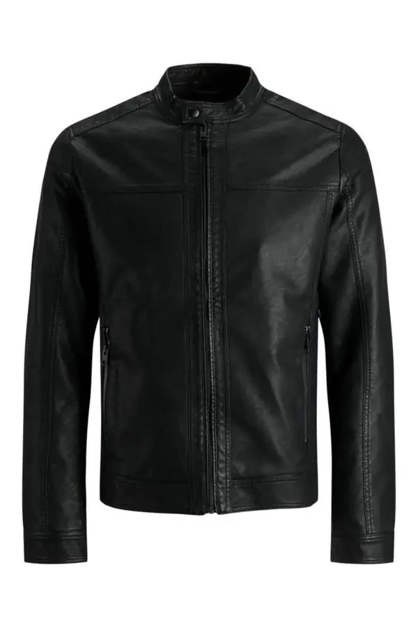 Klassik sun'iy teri kurtka 12182461 Jjewarner Jacket Noos - 7