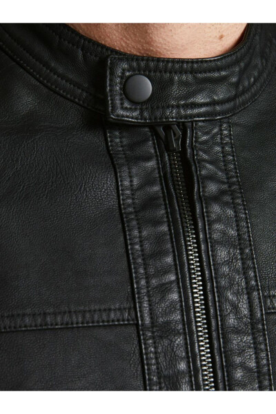 Klassik sun'iy teri kurtka 12182461 Jjewarner Jacket Noos - 4