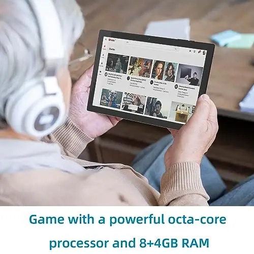 Android Tablet with Keyboard protect Case Mouse Stylus 10 Inch Tablet 2 in 1 Tablets Set 12GB+128GB/1TB Expandable Dual camera Tablets PC 10.1