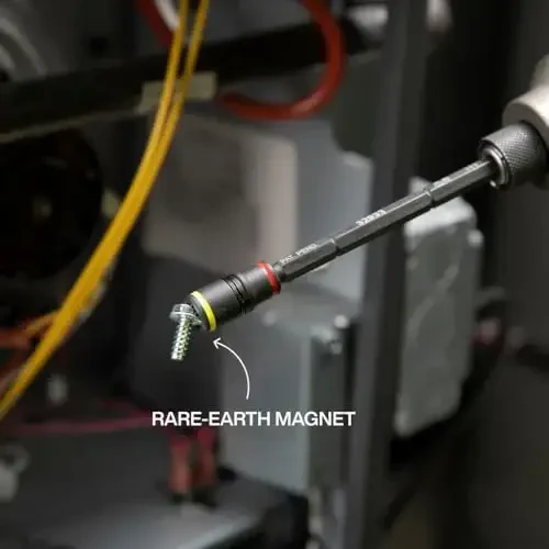 Klein Tools 80192 Impact Metric Socket Set and SAE Socket Set, 7-in-1 and 6-in-1 Kit with Handle, 12 Color-Coded Hex Drivers, Quick-Connect Impact Driver Compatible - 4