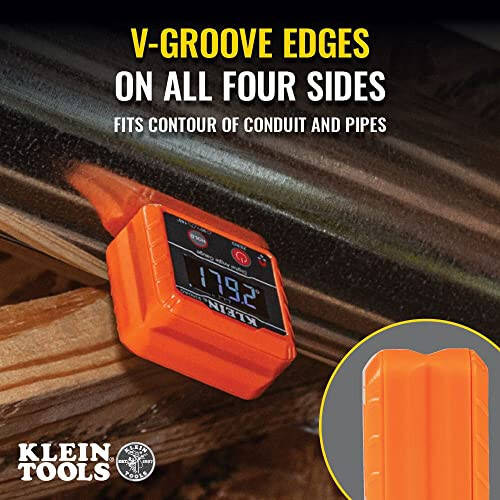 Klein Tools 935DAG Digital Electronic Level and Angle Gauge, Measures 0 - 90 and 0 - 180 Degree Ranges, Measures and Sets Angles - 11