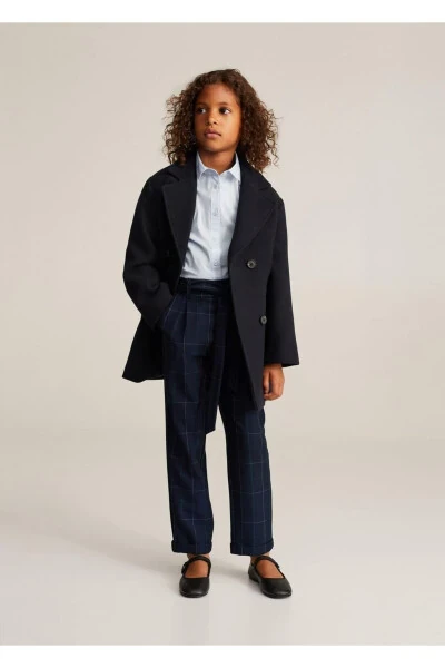 Клетчатые брюки с поясом - 2