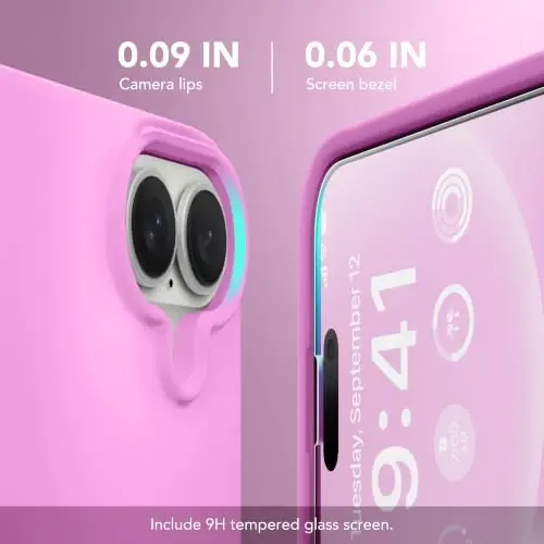 Клетка для телефона GONEZ, совместимая с iPhone 17, аксессуары для быстросъемного стабилизатора видеорига с защитной пленкой для экрана, цвет «Цветение сакуры» 