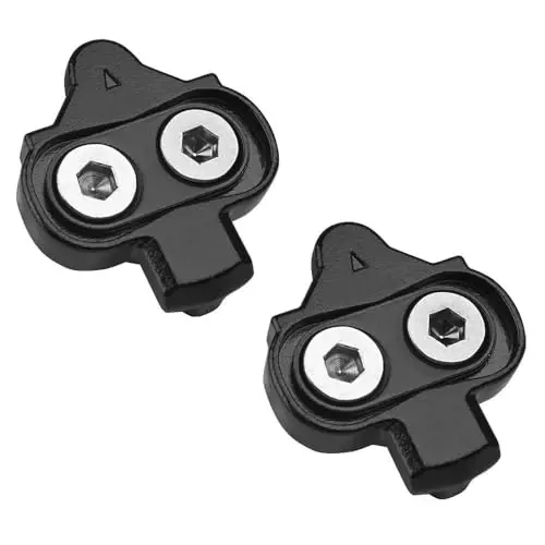 Клетки для велосипедов BV - Совместимы с педалями Shimano SPD и Look X-Track для спиннинга, велотренажеров и горных велосипедов - Легкое отсоединение клеток, максимальная передача мощности, настраиваемая стабильность - 1